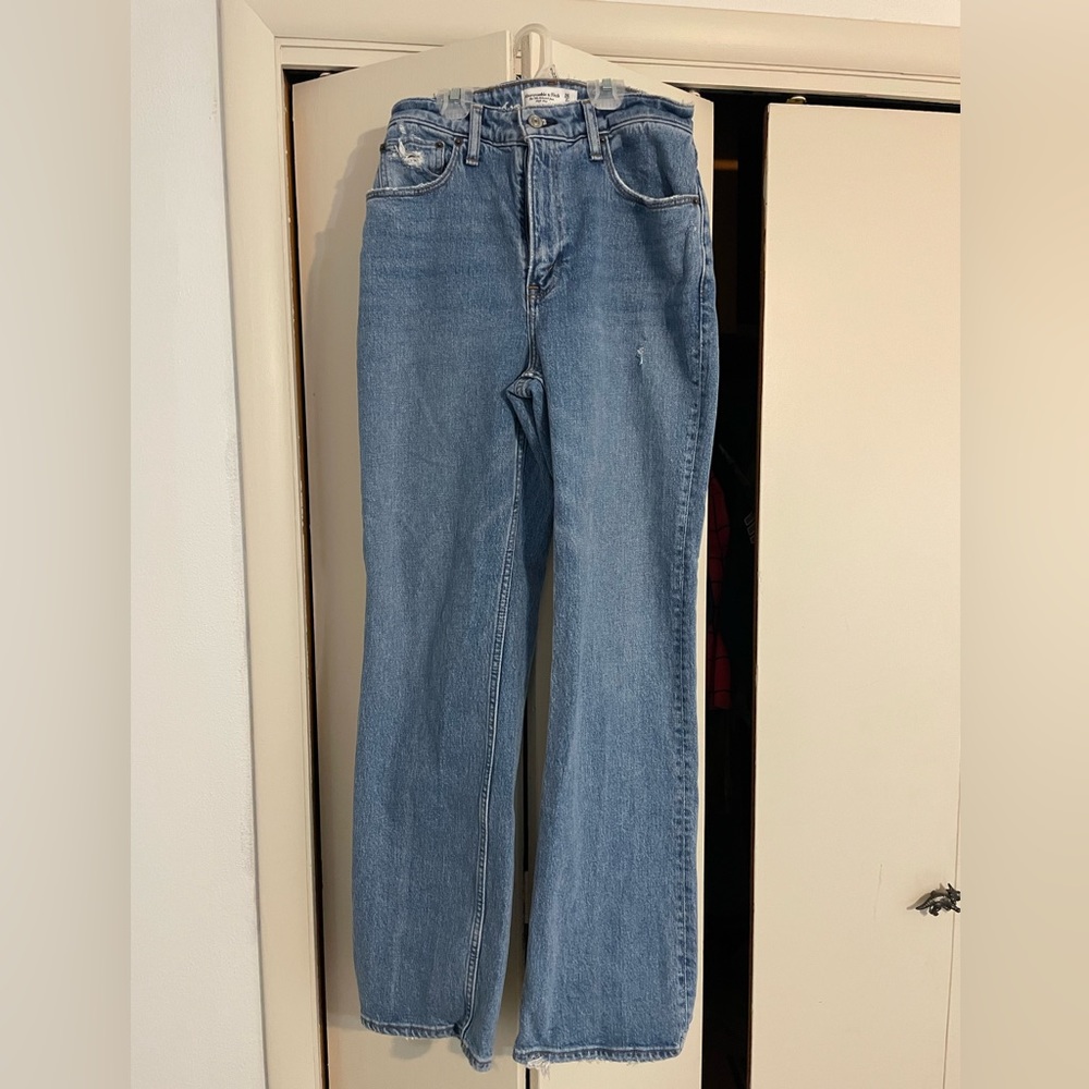 Abercrombie 90s relaxed jeans high rise viral jeans